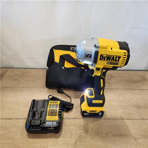 AS-IS- DEWALT 20V MAX Lithium-Ion Cordless 1/2 in. Impact Wrench Kit