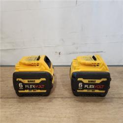 AS-IS- DEWALT FLEXVOLT 20V/60V MAX Lithium-Ion 6.0Ah Battery Pack (2 Pack)