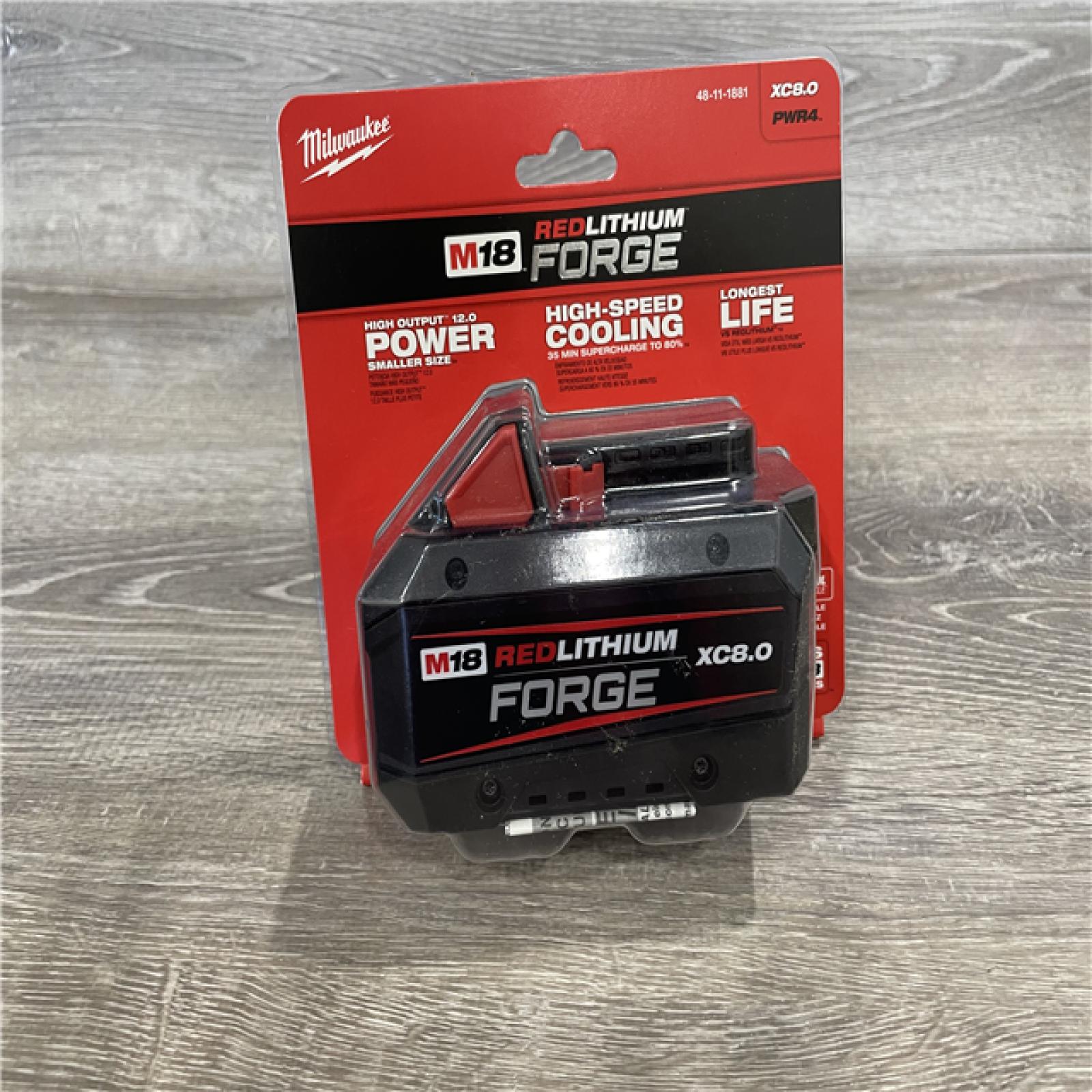 AS-IS Milwaukee 18V Lithium-Ion REDLITHIUM FORGE XC 8.0 Ah Battery Pack