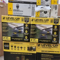 Phoenix AS-IS Mixed Bison Innovative Products Level.Up Adjustable Deck Pedestal Joist Support Kit and Coupler