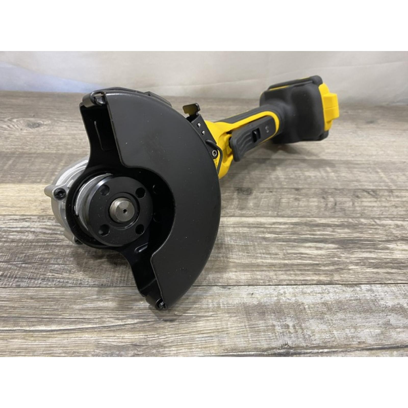 AS-IS DEWALT 20V MAX Cordless Brushless 4-1/2 in. Angle Grinder with Paddle Switch (Tool Only)