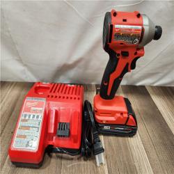 AS-IS- Milwaukee M18 Compact Brushless 1/4  Hex Impact Driver Kit