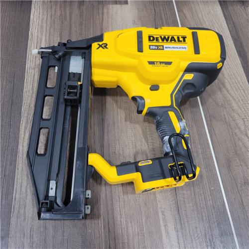 AS-IS DEWALT 20V MAX XR 16-Gauge Lithium-Ion Cordless Finish Nailer (Tool Only)