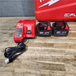 HOUSTON LOCATION - AS-IS (APPEARS LIKE NEW) Milwaukee FUEL 18V Lithium-Ion Brushless Cordless Hammer Drill and Impact Driver Combo Kit