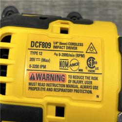 AS-IS DEWALT Atomic 20V Max Lithium-Ion Brushless Cordless Compact 1/4 in. Impact Driver Kit