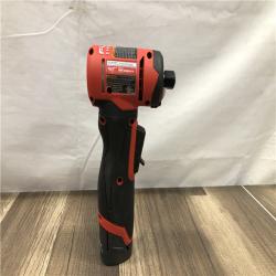 AS-IS Milwaukee FUEL 12V Lithium-Ion Brushless Cordless 1/4 in. Right Angle Die Grinder Kit