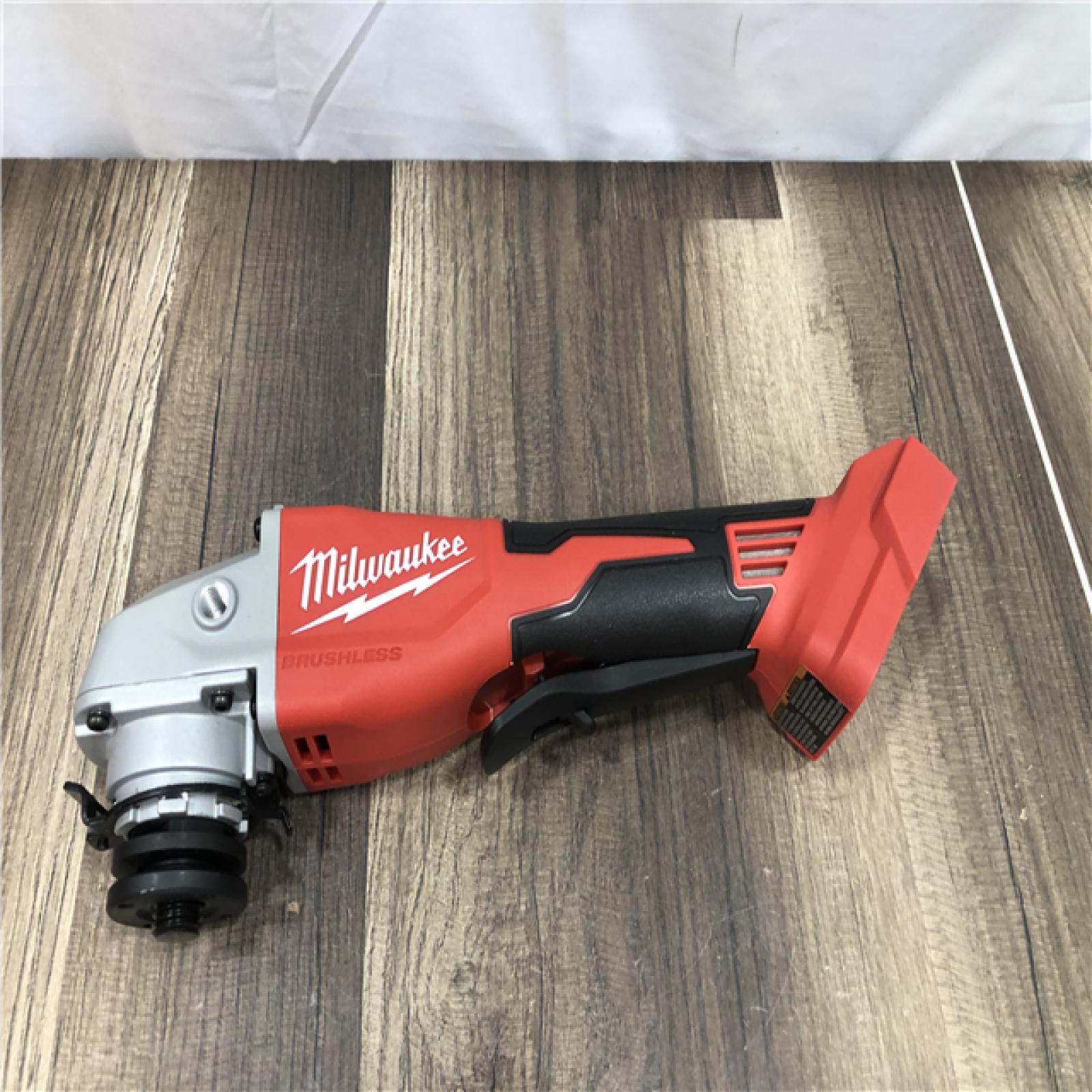 AS-IS Milwaukee 18V Lithium-Ion Brushless Cordless 4-1/2 in./5 in. Grinder w/Paddle Switch (Tool-Only)