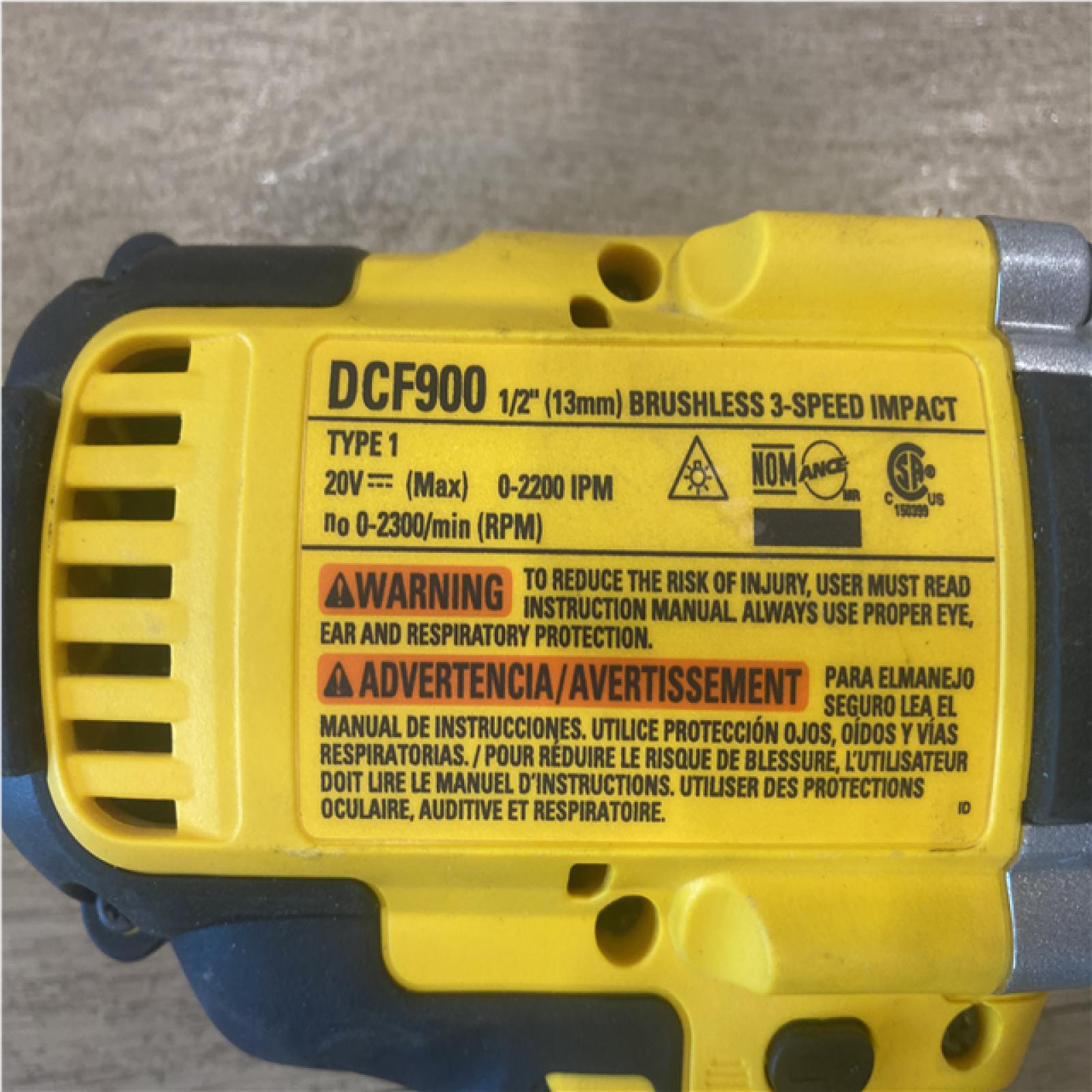 AS-IS DEWALT 20V MAX Cordless 1/2 in. Impact Wrench (Tool Only)