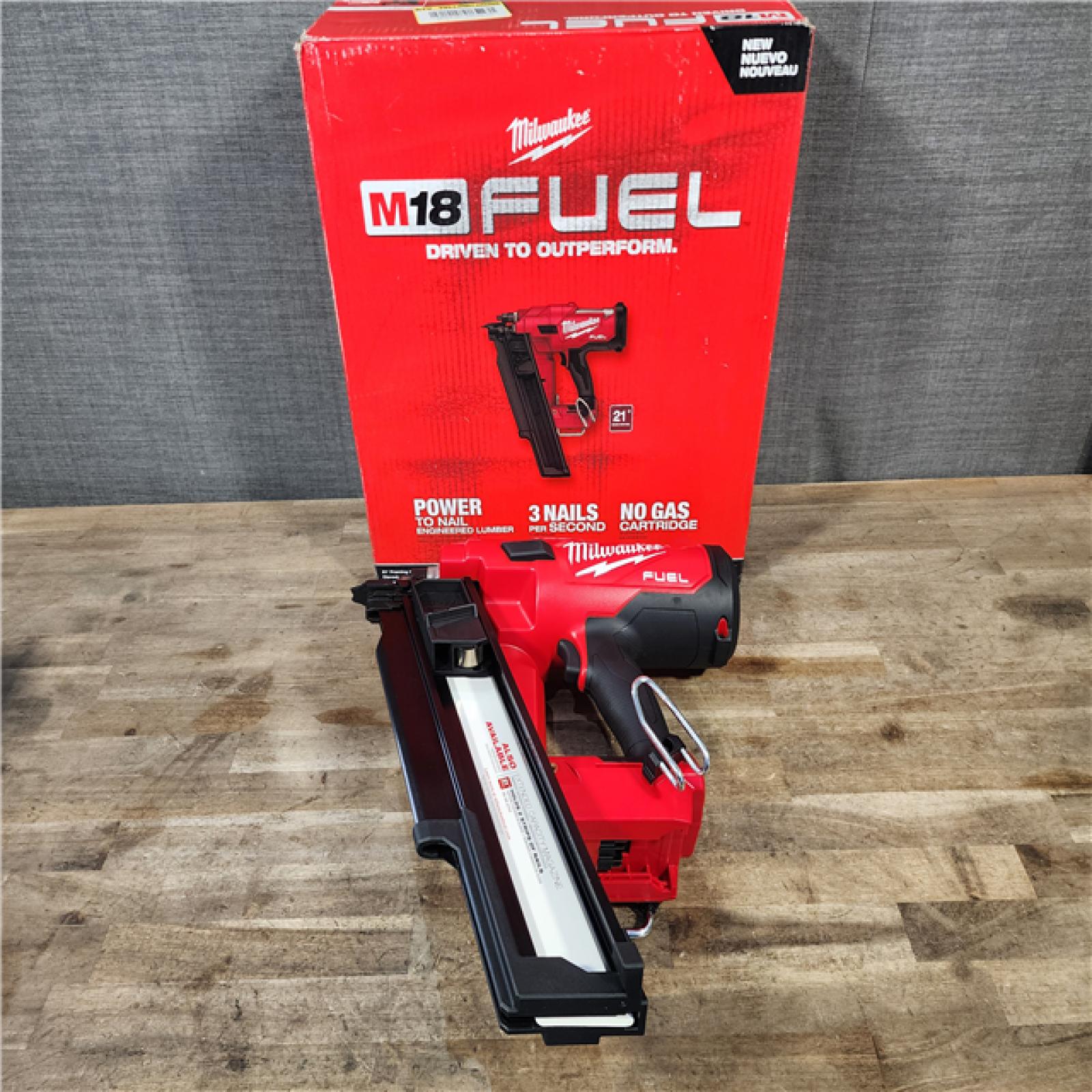 HOUSTON LOCATION - AS-IS (APPEARS LIKE NEW) Milwaukee 2744-20 M18 FUEL 3-1/2 in. 18V 21-Degree Lithium-Ion Brushless Cordless Framing Nailer (Tool-Only)