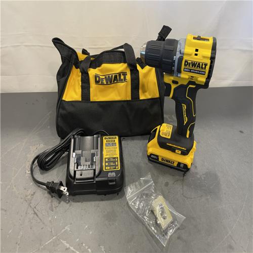 AS-IS - DEWALT ATOMIC COMPACT SERIES 20V MAX* Brushless Cordless 1/2 Drill/Driver Kit