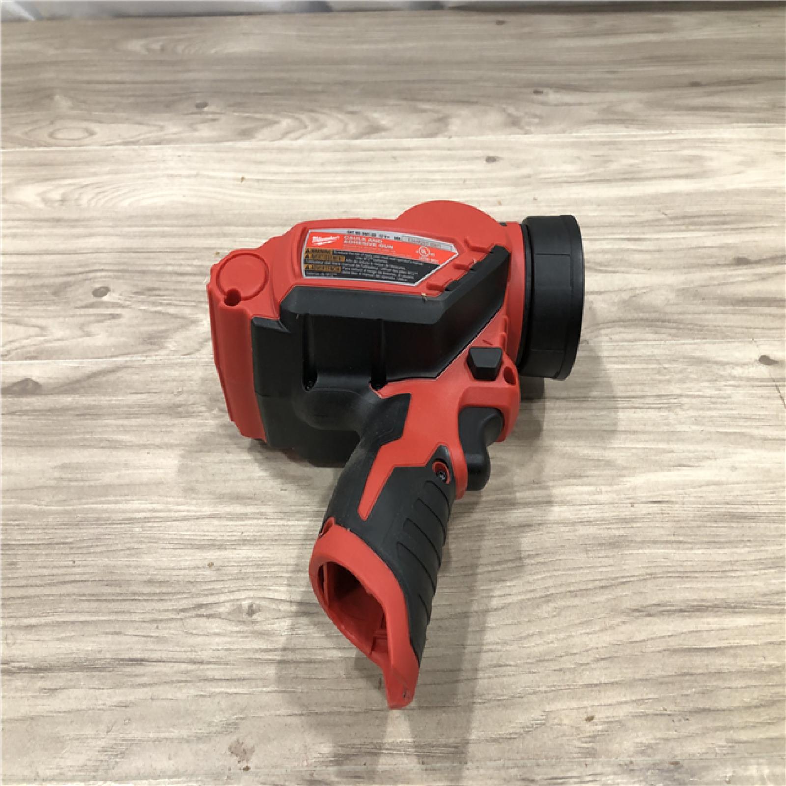 AS-IS M12 12V Lithium-ion Cordless 20 Oz. Aluminum Barrel Adhesive and Caulk Gun Kit