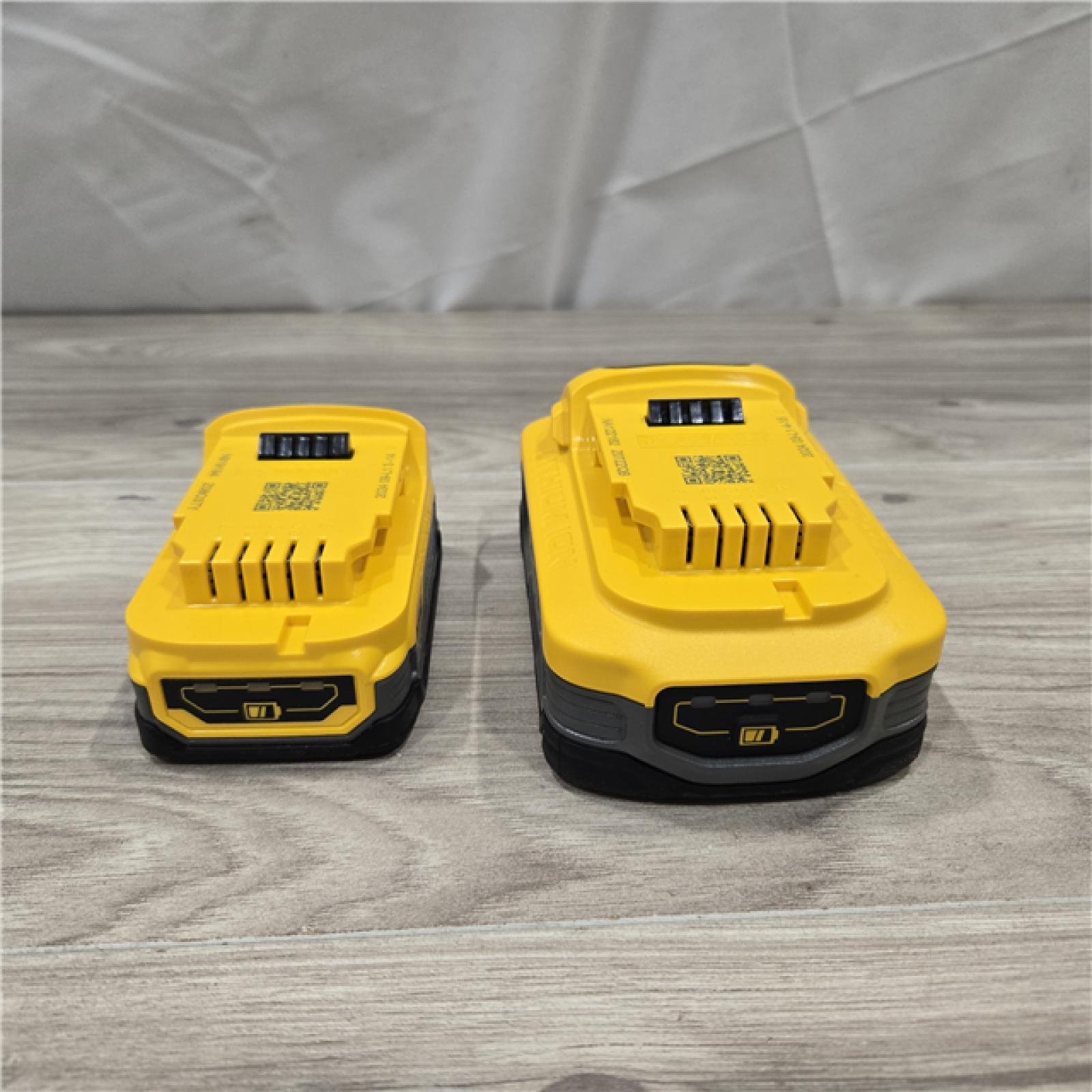 AS-IS Dewalt 20V MAX POWERSTACK Batteries and Charger Starter Kit