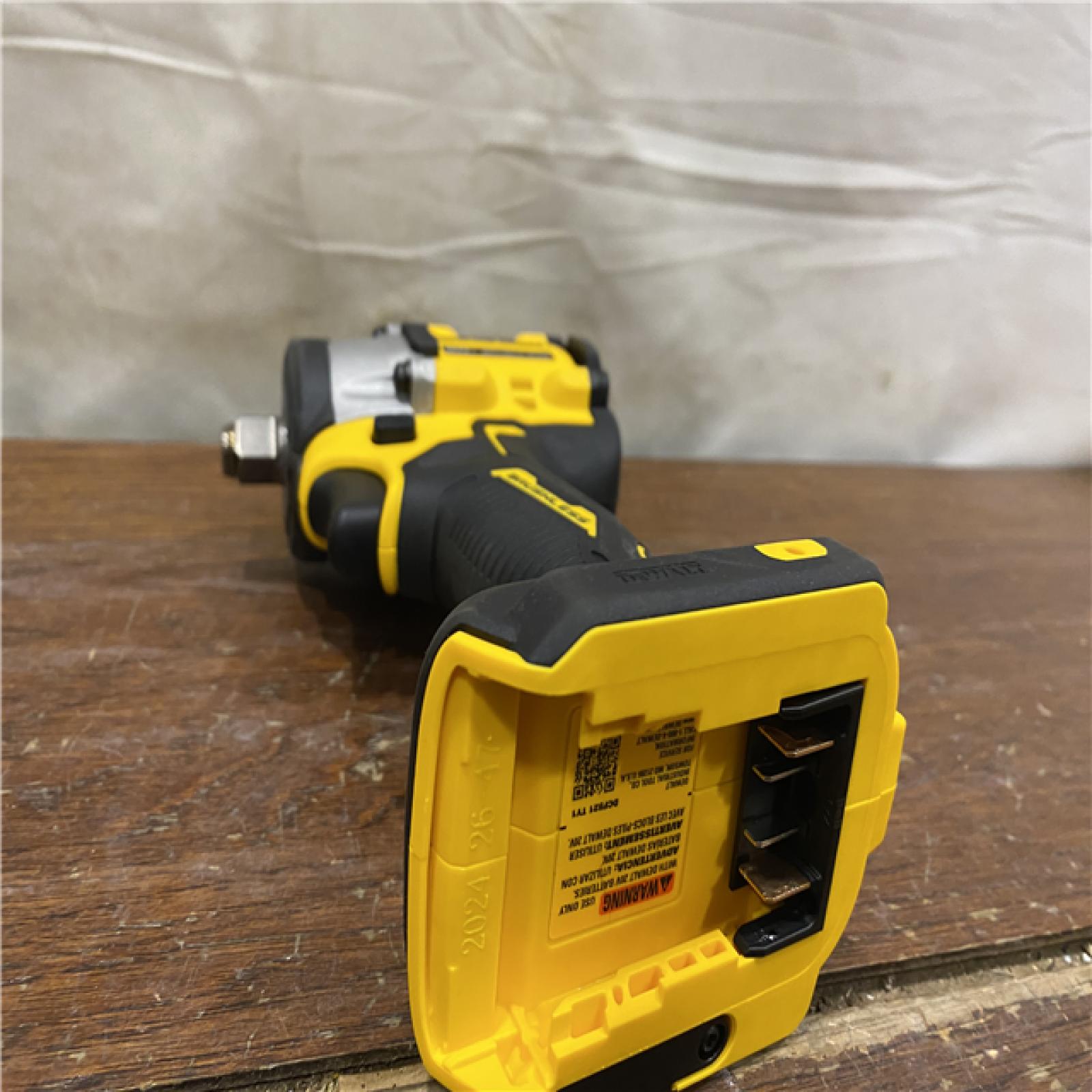 AS-IS ATOMIC 20V MAX Lithium-Ion Brushless Cordless 1/2 in. Variable Speed Impact Wrench Kit with 5 Ah Battery and Charger