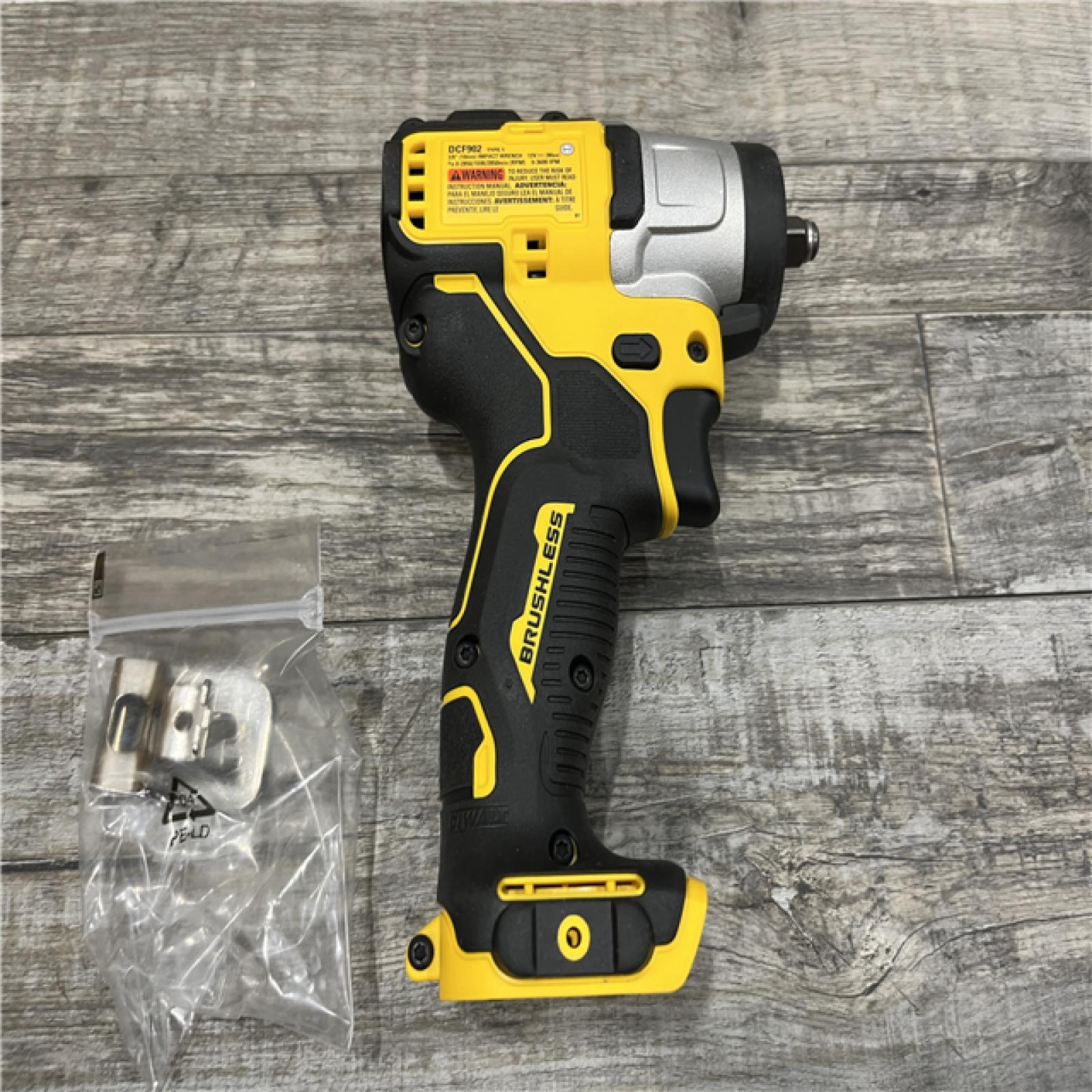 AS-IS DEWALT XTREME 12-volt Max Brushless 3/8-in square Drive Cordless Impact Wrench (Tool Only)
