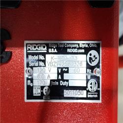 HOUSTON LOCATION - AS-IS Ridgid Drain Cleaning Machine Corded 165 RPM K-400