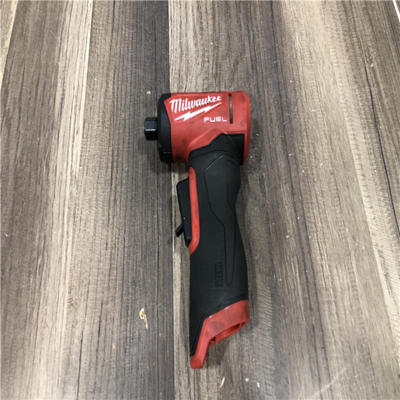 AS-IS Milwaukee FUEL 12V Lithium-Ion Brushless Cordless 1/4 in. Right Angle Die Grinder (Tool-Only)
