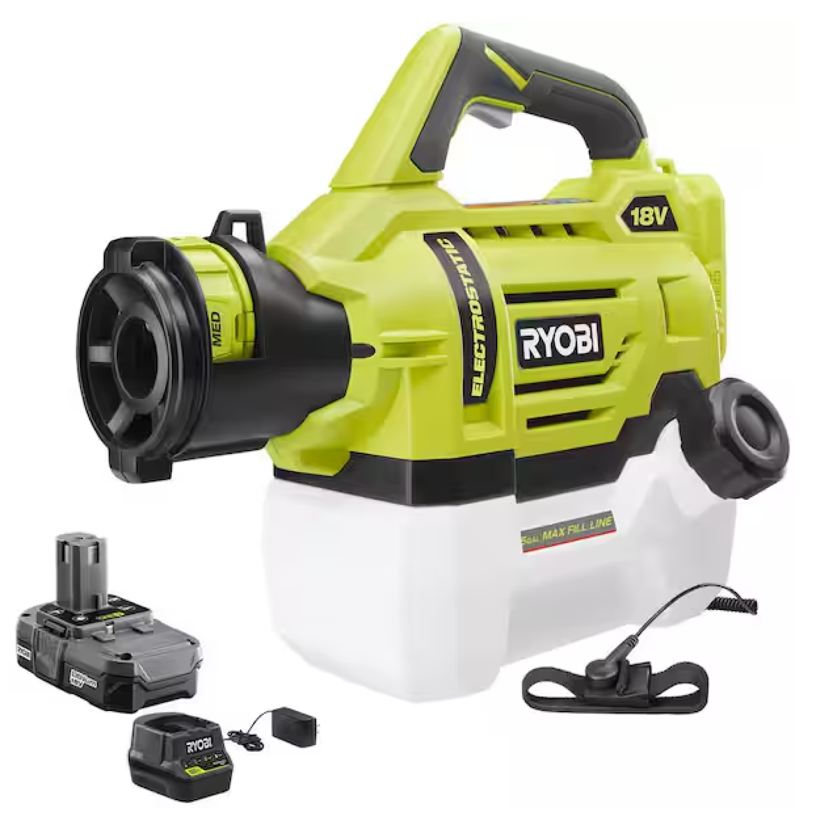 DALLAS LOCATION - NEW -  RYOBI 18V Cordless Electrostatic 0.5 Gal Sprayer KIT (12 UNITS)