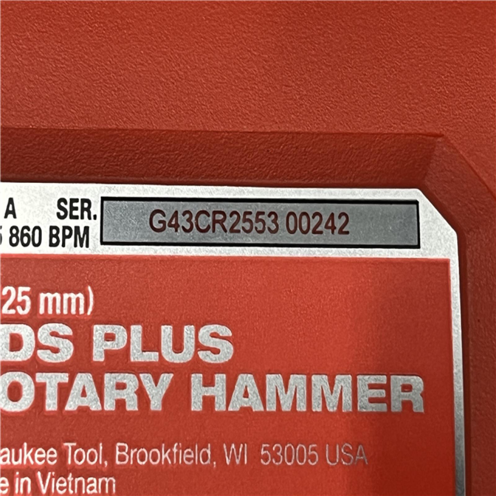 AS-IS Milwaukee 8 Amp Corded 1 in. SDS D-Handle Rotary Hammer