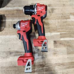 HOUSTON LOCATION - AS-IS Milwaukee 18-Volt Lithium-Ion Brushless Cordless Compact Hammer Drill/Impact Combo Kit