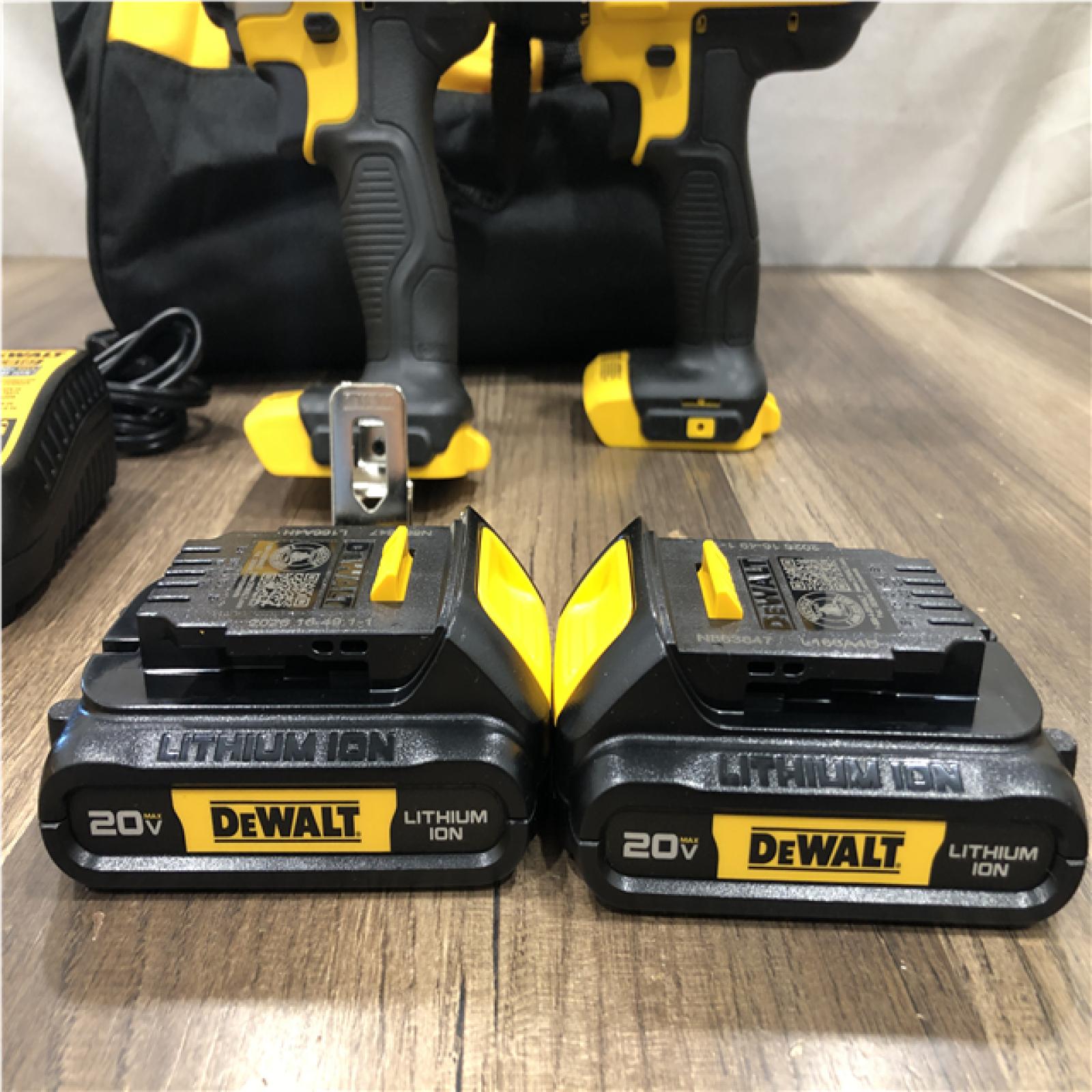 AS-IS DEWALT 20V MAX Cordless Drill/Impact 2 Tool Combo Kit