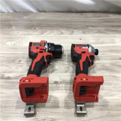AS-IS Milwaukee 18V Lithium-Ion Cordless Compact Drill/Impact Combo Kit