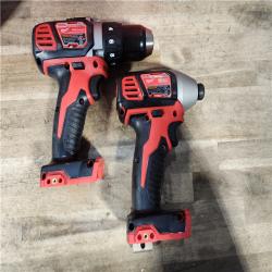 HOUSTON LOCATION - AS-IS Milwaukee M18 Brushed Cordless (2-Tool) Drill/Driver and Impact Driver Kit