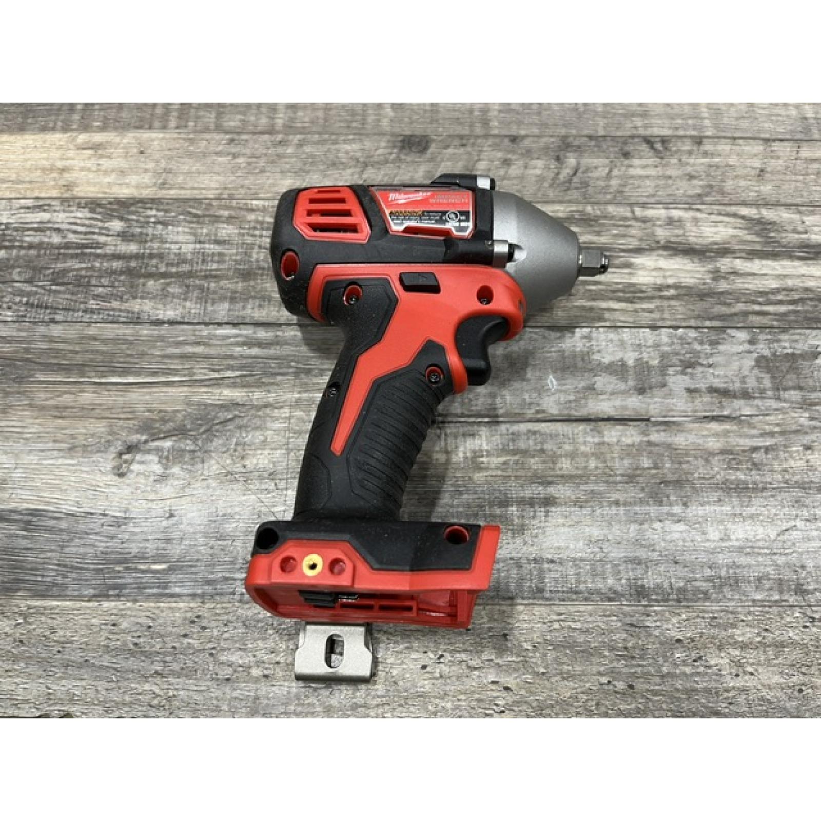 AS-IS Milwaukee 18V Lithium-Ion Cordless 3/8 in. Impact Wrench W/ Friction Ring (Tool-Only)