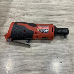 AS-IS Milwaukee 12V Lithium-Ion Cordless 3/8 in. Ratchet (Tool-Only)