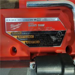 HOUSTON LOCATION - AS-IS Milwaukee M18 Fuel 3-1/4  18V Brushless Compact Band Saw 2829-20 (Bare Tool)