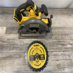 AS-IS DEWALT FLEXVOLT 60V MAX Cordless Brushless 7-1/4 in. Circular Saw with Brake (Tool Only)