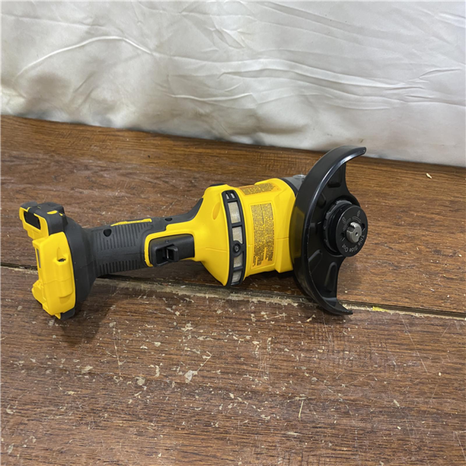 AS-IS DEWALT 60V MAX Cordless Brushless 4.5 in. to 6 in. Small Angle Grinder with Kickback Brake (Tool Only)