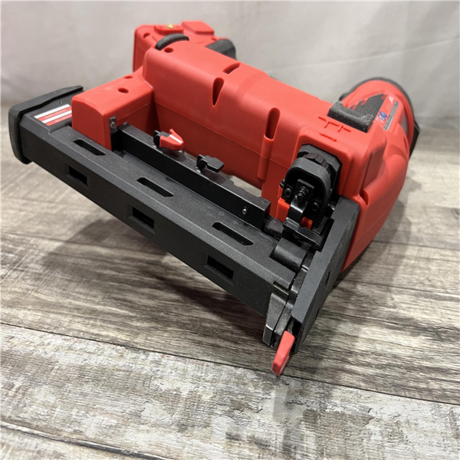 AS-IS Milwaukee FUEL 18-Volt Lithium-Ion Brushless Cordless 18-Gauge 1/4 in. Narrow Crown Stapler (Tool-Only)