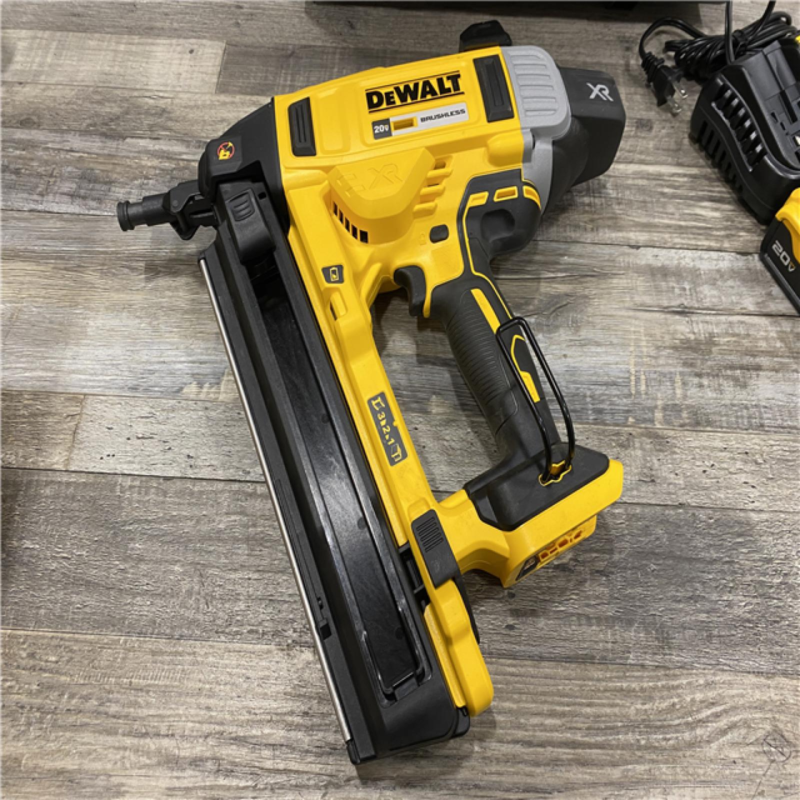 AS-IS DEWALT 20-Volt Lithium Ion Cordless Concrete Nailer