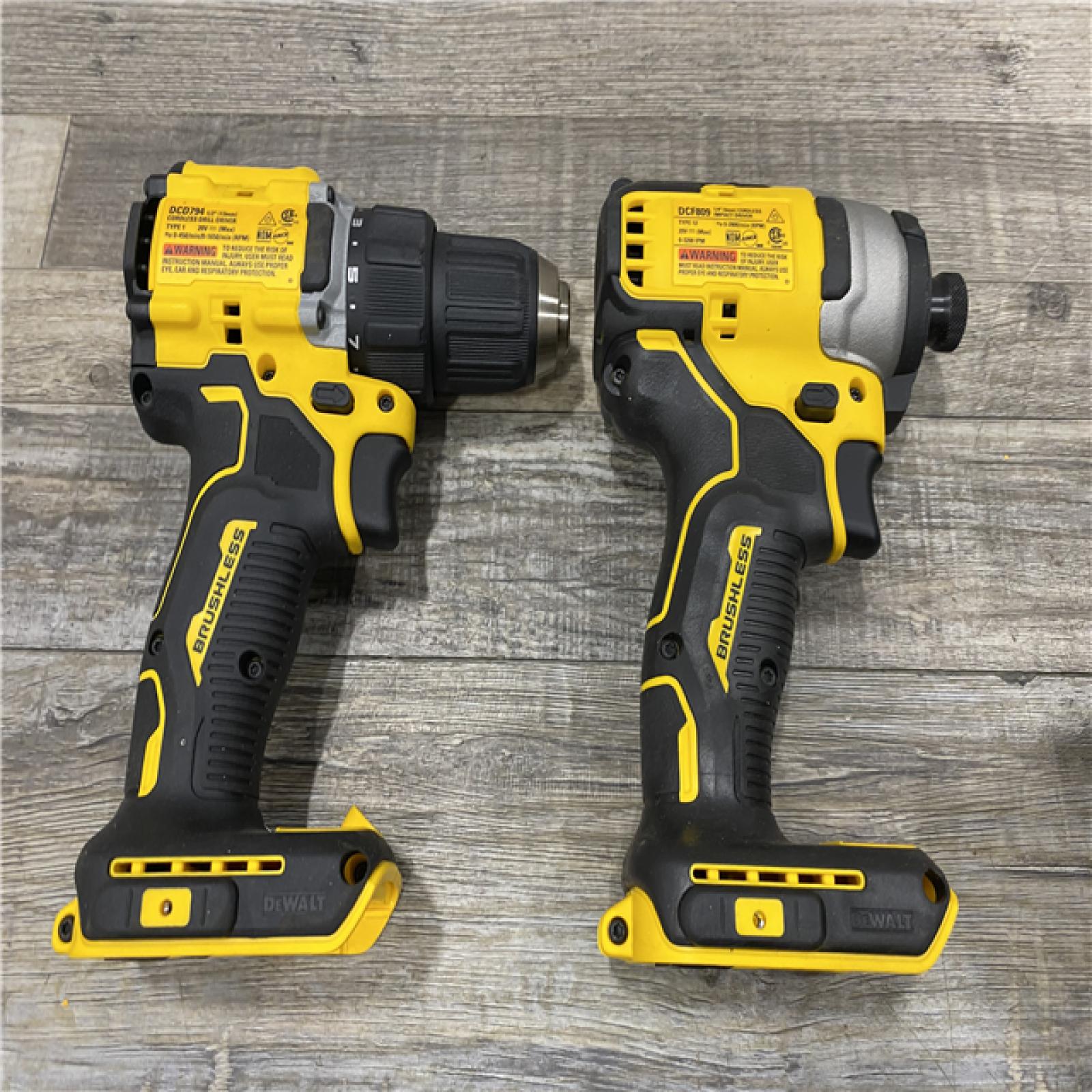 AS-IS DEWALT ATOMIC 20-Volt MAX Lithium-Ion Cordless Combo (2-Tool) Kit