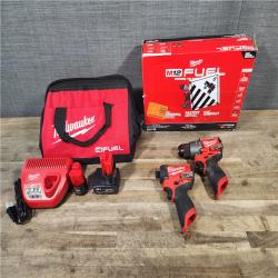 HOUSTON LOCATION - AS-IS Milwaukee 3497-22 12V Brushless Hammer Drill and Impact Driver Combo Kit