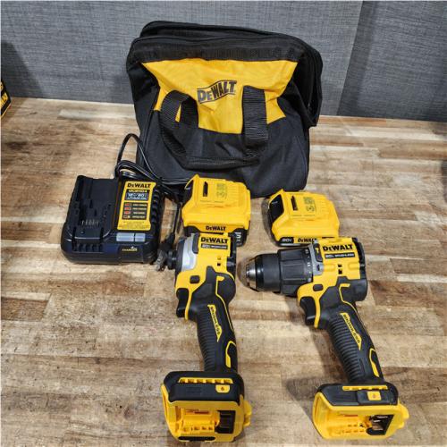 Houston Location AS-IS DEWALT ATOMIC 20V MAX Lithium-Ion Cordless 2-Tool Combo Kit
