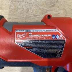 AS-IS Milwaukee FUEL 3-1/2 in. 18-Volt 30-Degree Lithium-Ion Brushless Cordless Framing Nailer (Tool-Only)