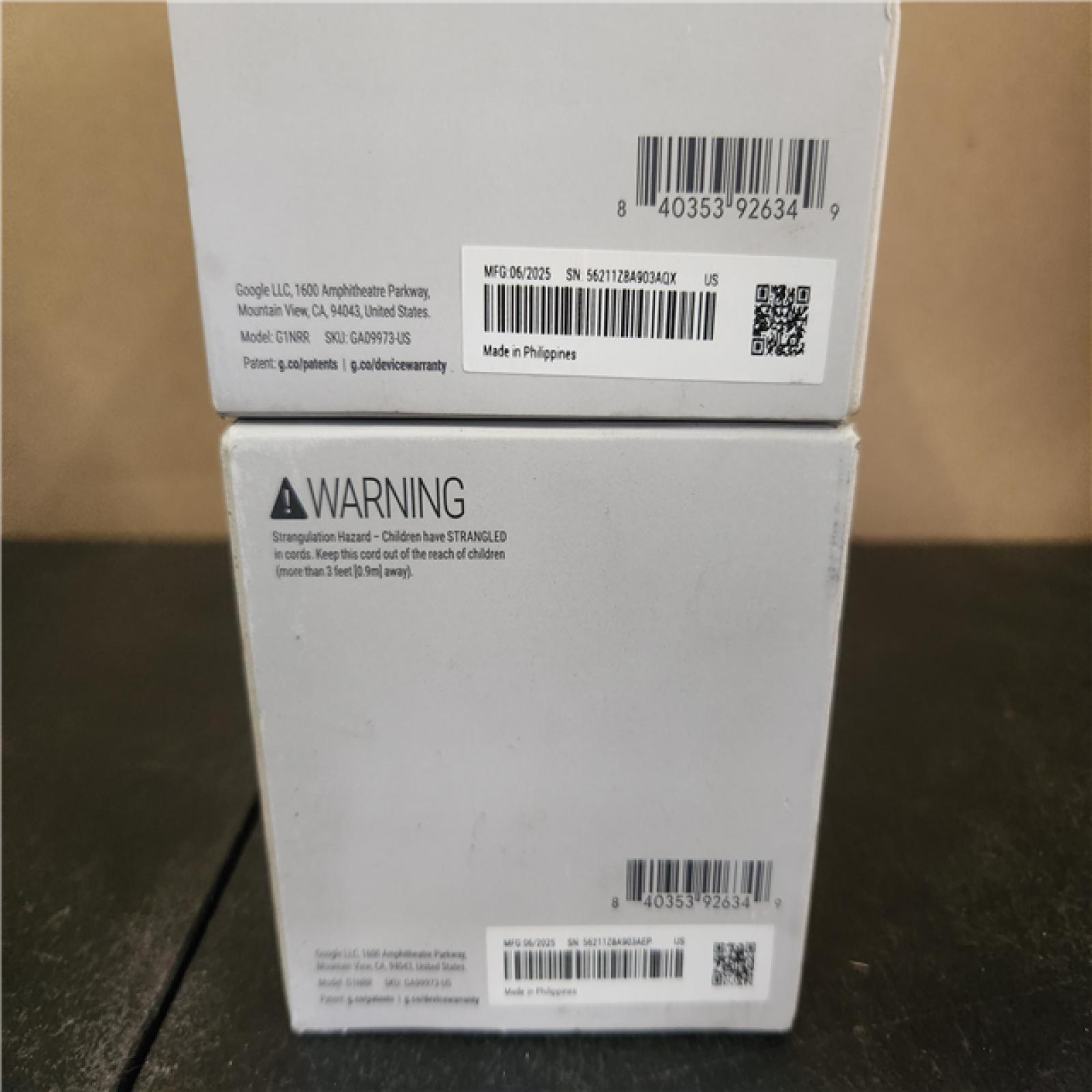 Phoenix AS-IS Google Nest Indoor Smart Security Camera (Wired  3rd Gen) - Snow