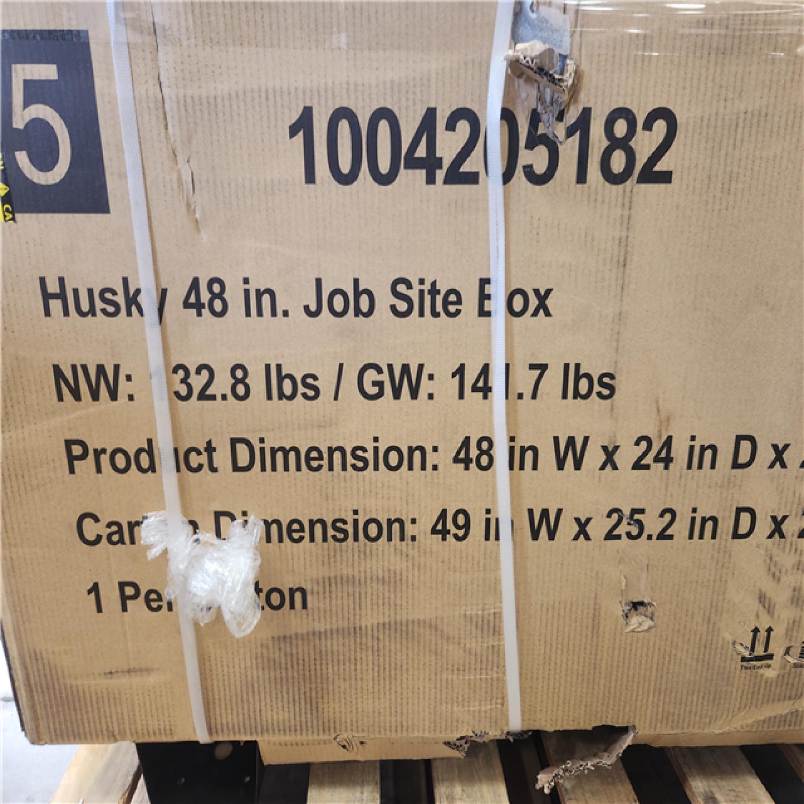 Phoenix NEW Husky Tool Storage 48 in. W Black Steel Job Site Toolbox (SEALED)