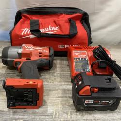 AS-IS Milwaukee FUEL 18V Lithium-Ion Brushless Cordless 1/2 in. Impact Wrench w/Friction Ring Kit