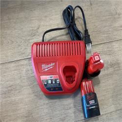 AS-IS Milwaukee 12-Volt Lithium-Ion Brushless Cordless Subcompact Drill and Impact Driver Combo Kit