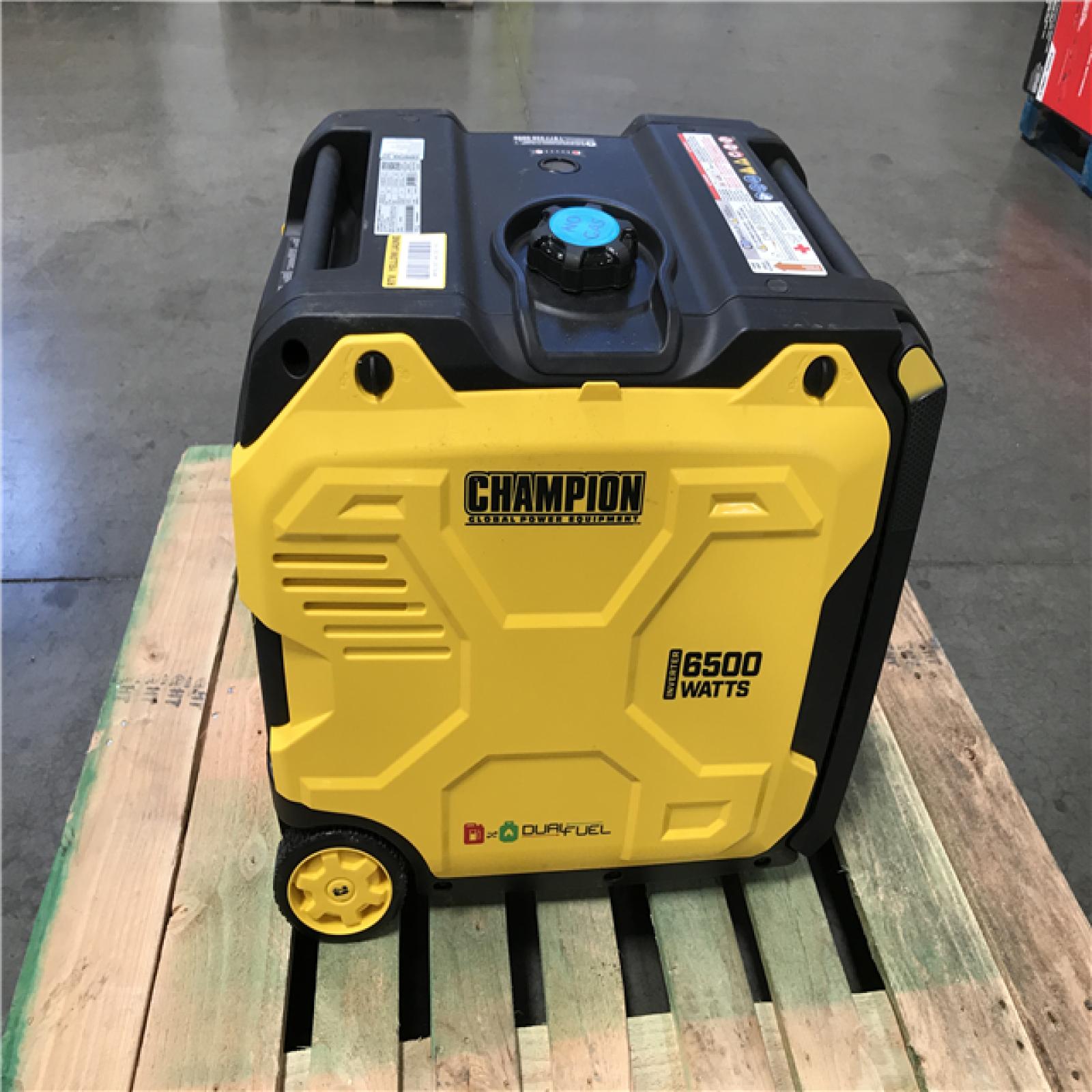 CALIFORNIA AS-IS Champion 6500 watts Generator