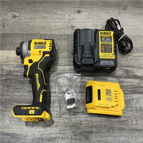 AS-IS DEWALT Atomic 20V Max Lithium-Ion Brushless Cordless Compact 1/4 in. Impact Driver Kit