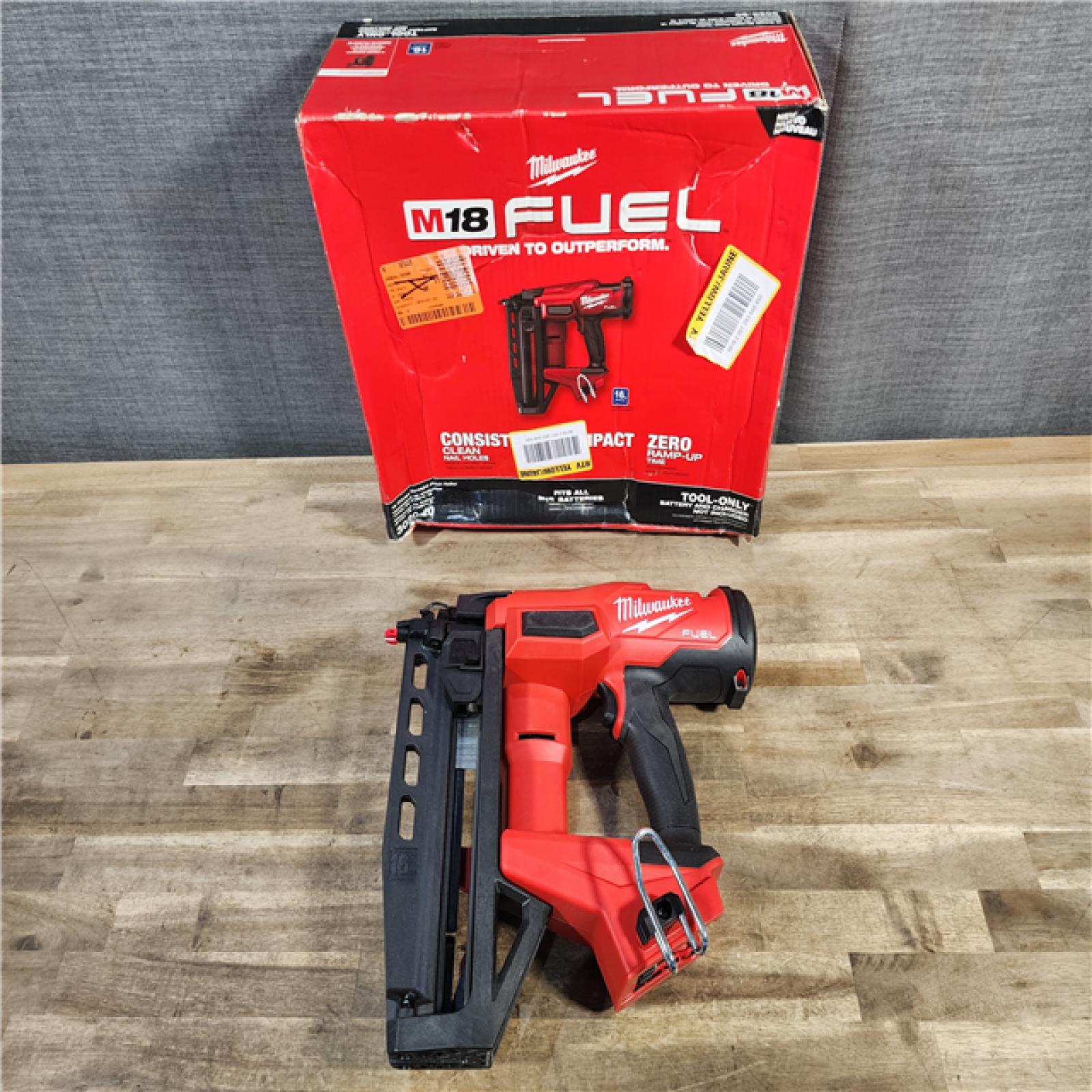 HOUSTON - LOCATION - AS-IS Milwaukee Tool Cordless Finish Nail Gun 18 V 3020-20 (TOOL ONLY)
