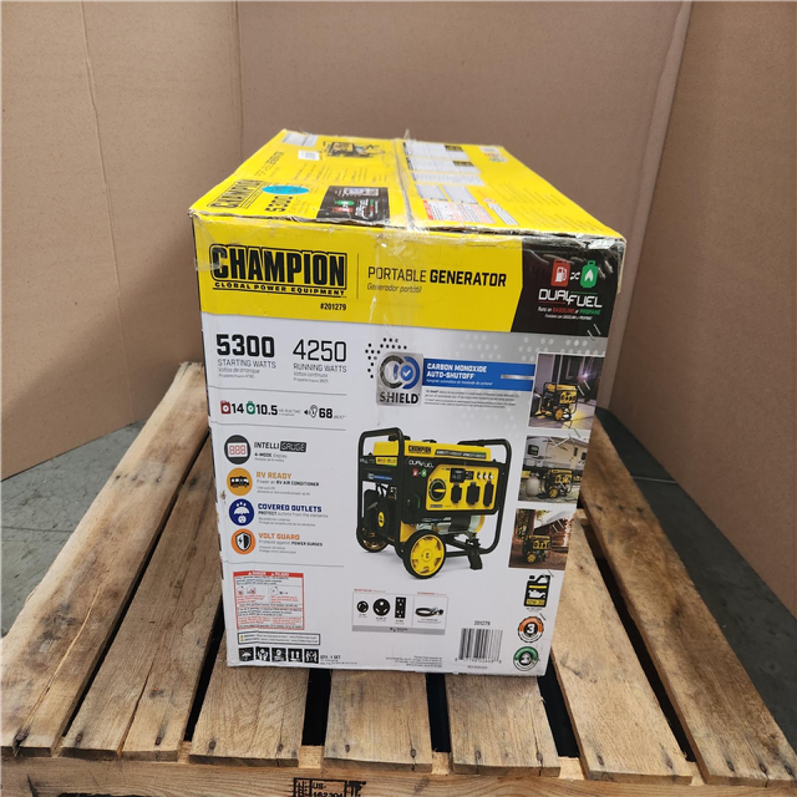 CALIFORNIA AS-IS CHAMPION GENERATOR