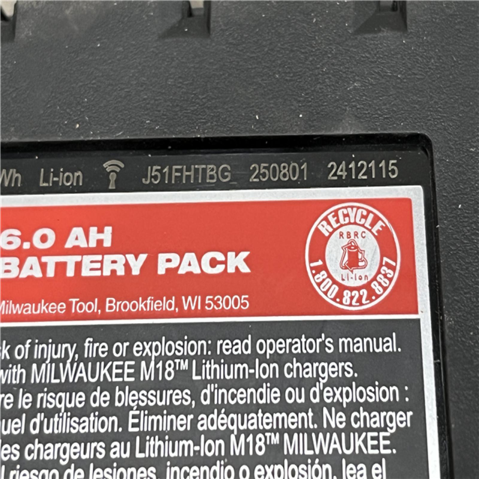 AS-IS Milwaukee 18-Volt Lithium-Ion High Output Starter Kit