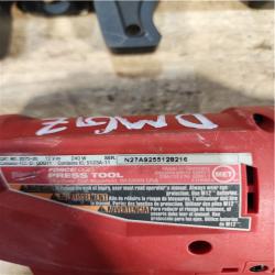 Houston Location AS-IS Milwaukee 12-Volt Lithium-Ion FORCE LOGIC Copper Press Tool Kit