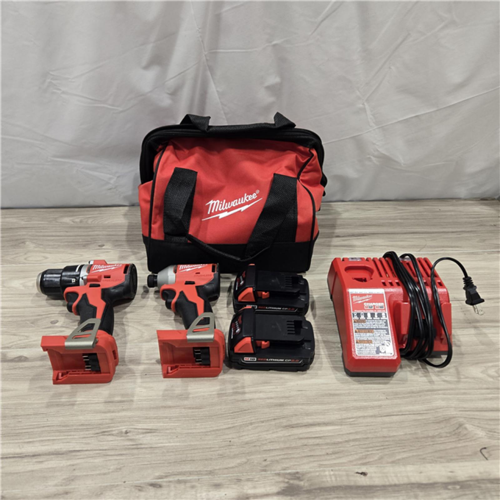 AS-IS Milwaukee M18 Compact 2-Tool Combo Kit