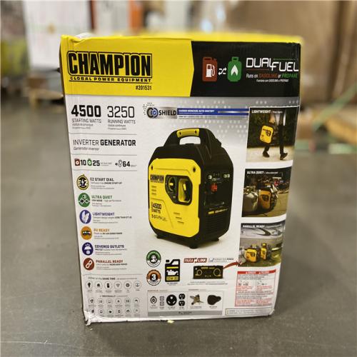 DALLAS LOCATION - Champion 201531 - 3250/4500W Dual Fuel Inverter Generator