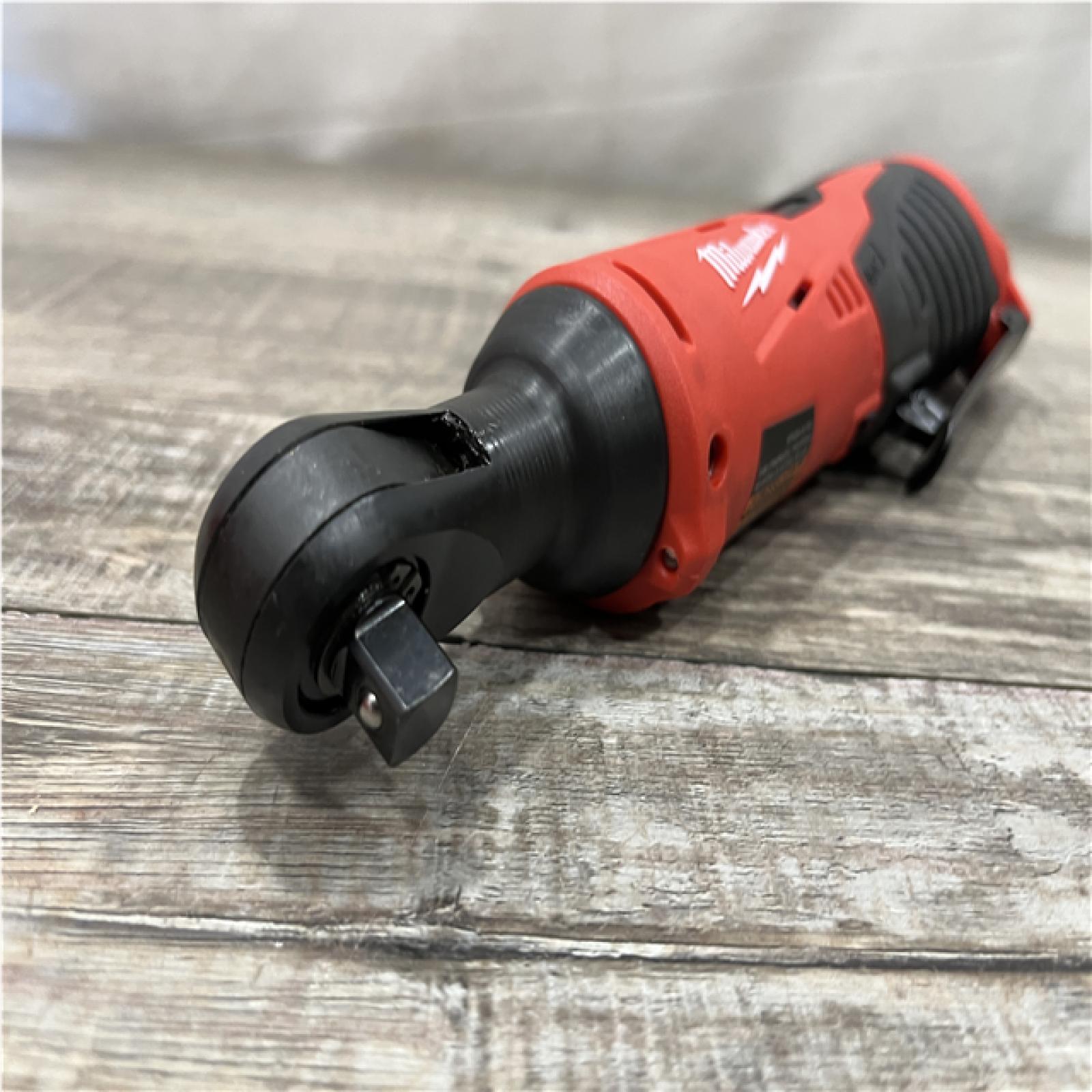 AS-IS Milwaukee 12V Lithium-Ion Cordless 3/8 in. Ratchet (Tool-Only)